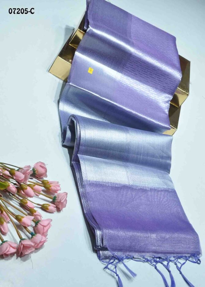 Yajna - 07205-C  Lavender Color Grand Look Traditonal Wear Tissue Silk Saree CM1252790 (LR2B)