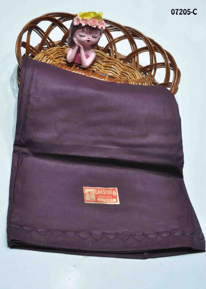 Liya - 07205-C  DarkPurple Color 8Part Cotton**Lakshmi Brand** INSKIRT / PETTICOAT CM1236653 (RR1C)