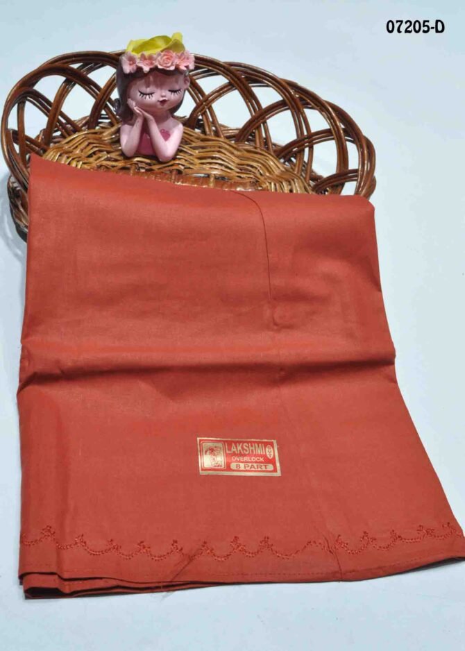 Liya - 07205-D  Brown Color 8Part Cotton**Lakshmi Brand** INSKIRT / PETTICOAT CM1236653 (RR1C)