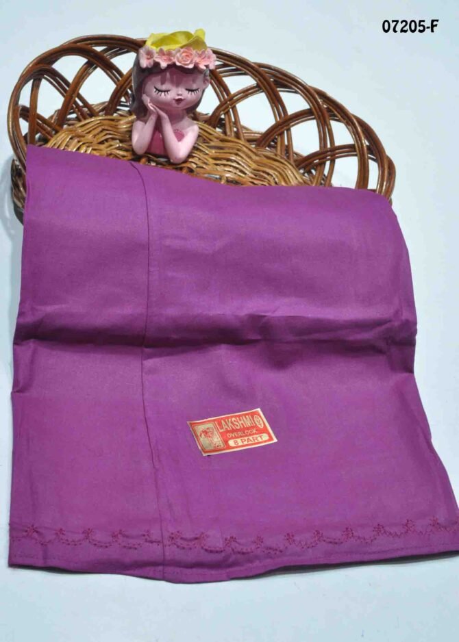 Liya - 07205-F  MardiGasPurple Color 8Part Cotton**Lakshmi Brand** INSKIRT / PETTICOAT CM1236653 (RR1C)