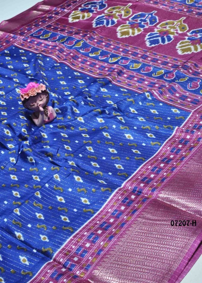 Agathazhagi -07207-H  RoyalBlue Color Beautiful Look  Dola Silk Saree CM1221023 (RR1E)