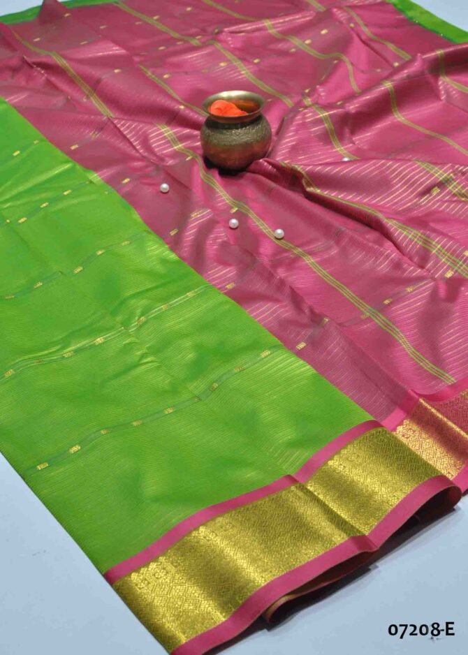 Aliya - 07208-E  Green Color Excellent  Aparna Saree CM1246051 [LR1D]