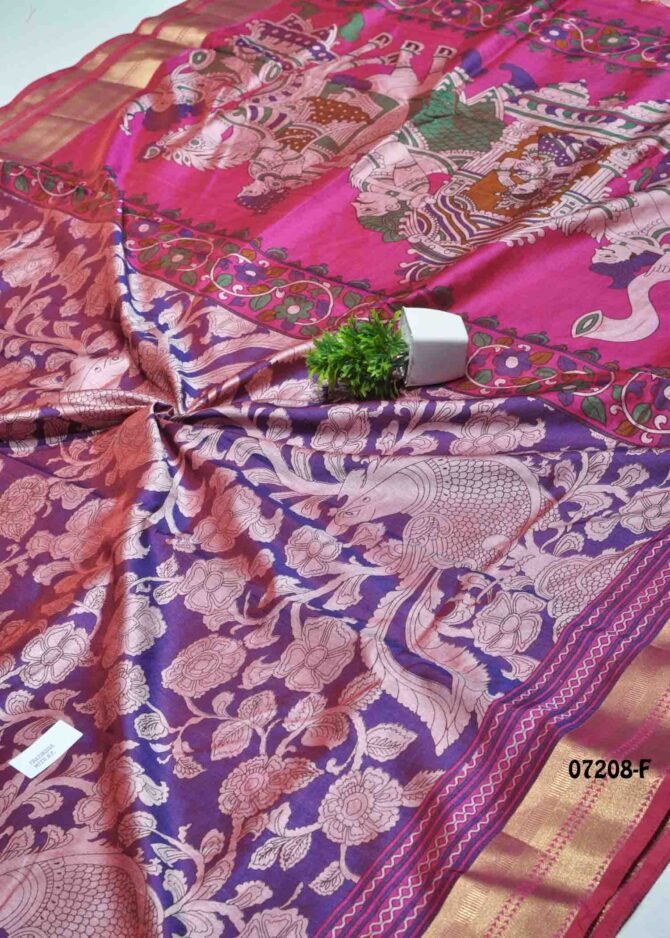 Anuksha - 07208-F  ThistlePurple Color Traditional Wear PochamPally Saree CM1238635 (RR1E)