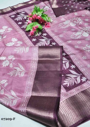 Ananya -07209-F  MauvePurple Color Beautiful Look  Dola Silk Saree CM1240527 (RR1E)