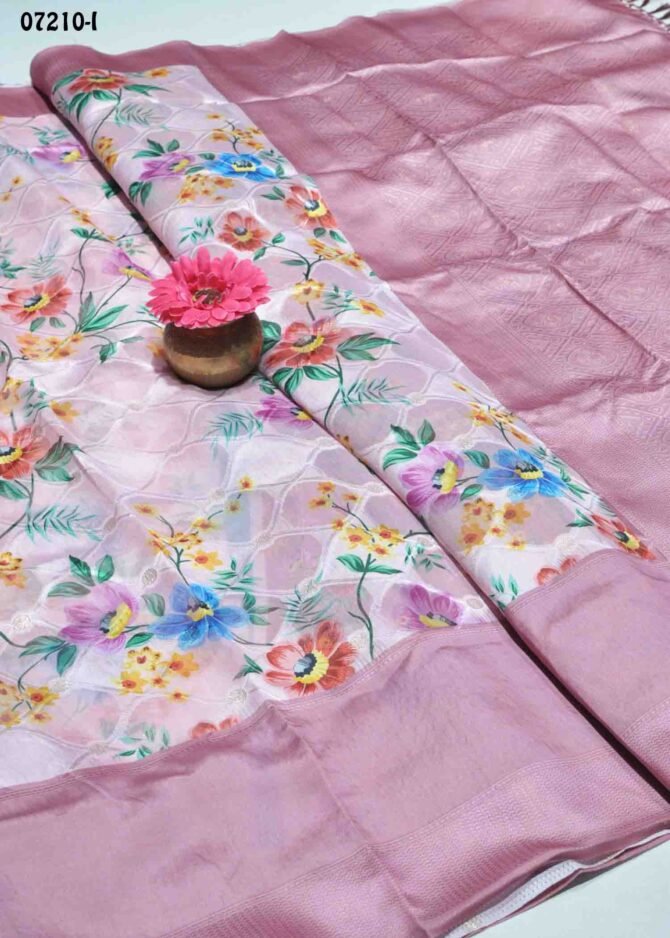Poovarasi -07210-I   LightPink Color Beautiful Look Chanderi Saree CM1240528 (RR1B)