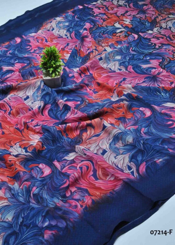 Nikitha -07214-F  Multi Color Fantastic Soft Georgette Saree CM1243559 (LR11D)