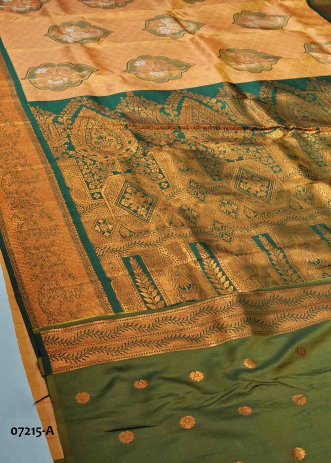 Ashwitha -07215-A  Copper Brown Color Traditional Look Banarasi Saree CM1239845 (LR1B)