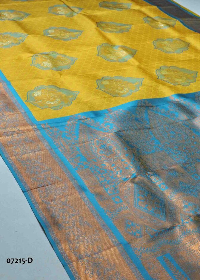 Ashwitha -07215-D  Lemon Yellow Color Traditional Look Banarasi Saree CM1239845 (LR1B)