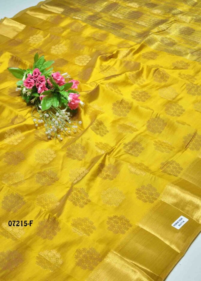 Keerthika -07215-F   BrightYellow Color Elagant Traditonal Look Raw Silk Saree CM1241159 (RR2C)