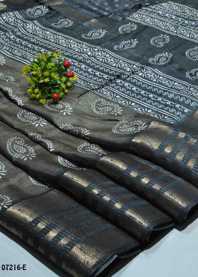 Rakshitha -07216-E Pewter Grey Color Taditional Look  Dola Silk Saree CM1240548 (RR2C)