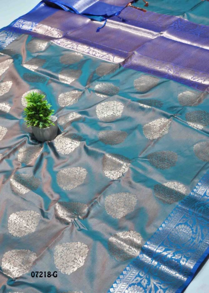 Jyotsna -07218-G   BasilGreen Color Traditonal Look Semi-Soft Silk Saree CM1239459 (RR2B)