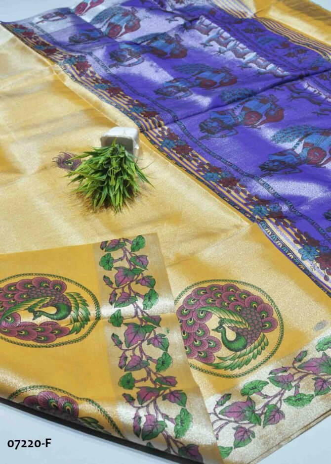 Niyashini -07220-F  Sunshine Yellow Color Elagant Rich Look Poly Silk Cotton Saree CM1246773 (LR13C)
