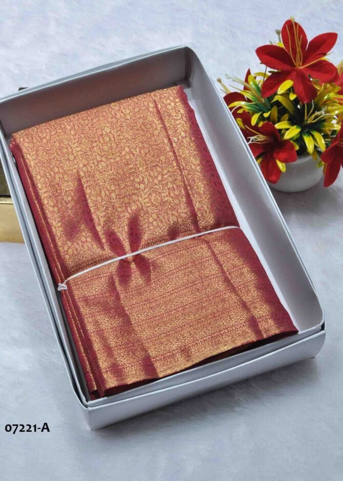 Priyanshini  - 07221-A  Pink Color Excellent Traditional Wear Rich Look Semi-Pattu Saree CM1246378 [LR3D]