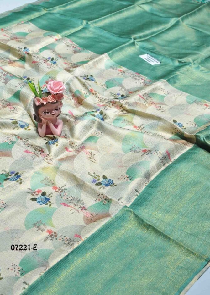 Harivarthini -07221-E Tan Color Beautiful Look Soft Silk Saree CM1221669 (RR3D)