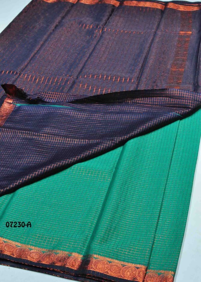 Nigazhini - 07230-A   PineGreen Color Excellent Traditional Look Mysore Crepe Silk Saree CM1242445 (RR9C)