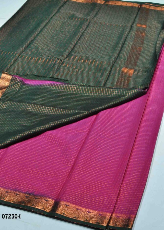 Nigazhini - 07230-I   Magenta Color Excellent Traditional Look Mysore Crepe Silk Saree CM1242445 (RR9C)