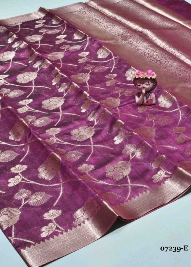 Adharsha - 07239-E  Purple Color Grand Look Traditonal Wear Cora Silk Saree CM1242759 (LR2D)