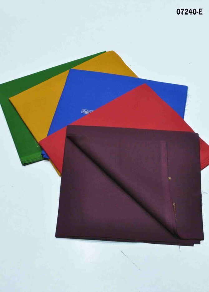 Rudra - 07240-E  Multi Color Two By Two Cotton Blouse Material (Pack Of 5) CM1243267 (RR4C)