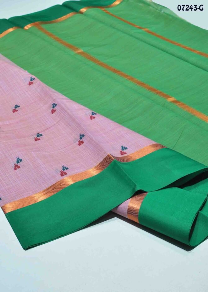 Abinaya -07243-G  Light Pink Color Elagant Poly Silk Cotton Saree CM1250048 (LR13D)