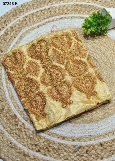 Mayurika -07243-H  Tan Color Bahubali Sana Silk Blouse Material CM1243271 (RR1C)