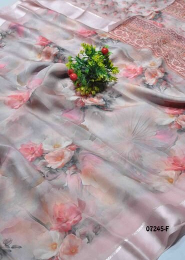 Yuthika -07245-F  Rosewood Color Digital Print Soft Georgette Saree CM1216796 (RR4E)