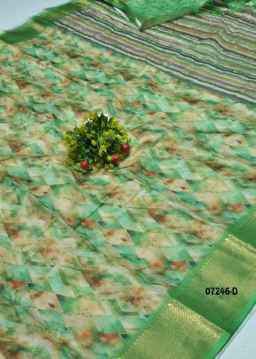 Reema -07246-D  Green Color Fancy Cotton Saree CM1241886 (RR4E)