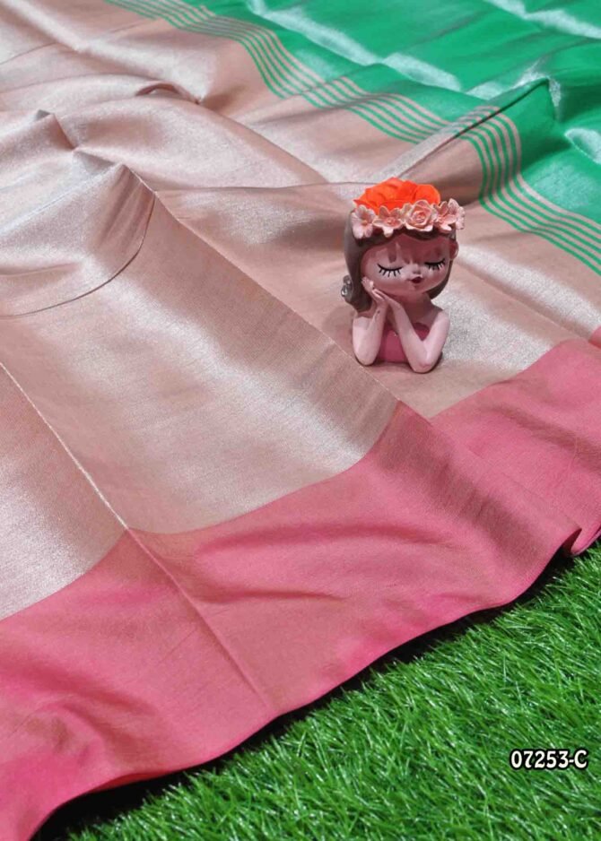 Nainika -07253-C  Blush Pink Color Elagant Poly Silk Cotton Saree CM1250047 (LR13D)