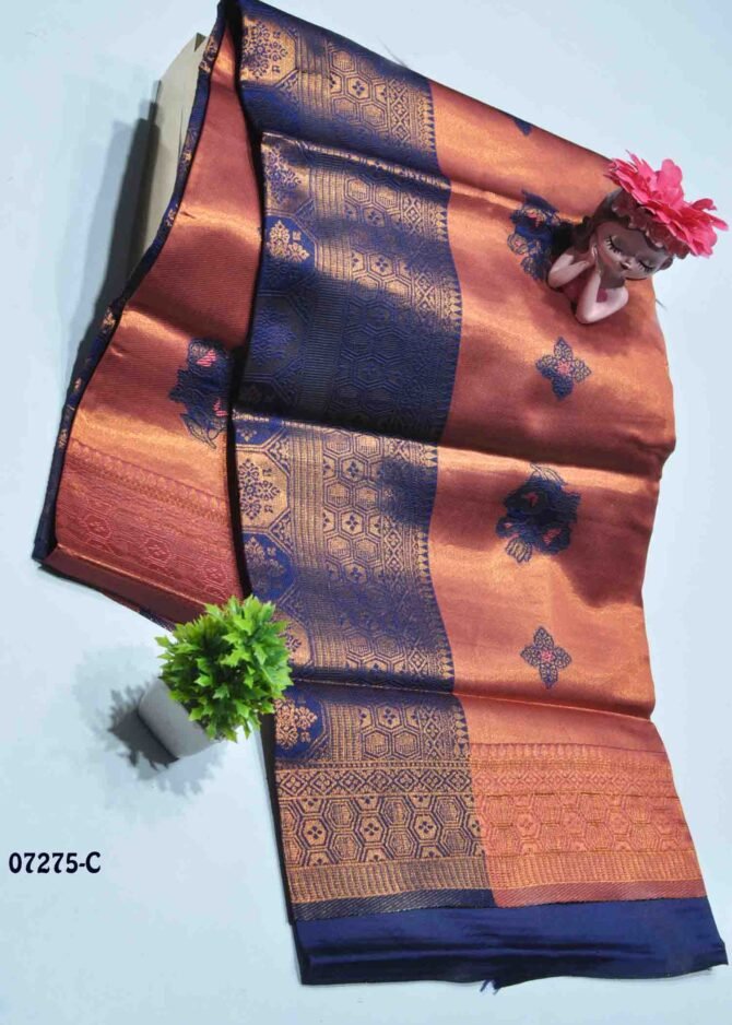 Harika - 07275-C   Rust Red Color Excellent Look Banarasi Saree CM1248086 [LR2D]