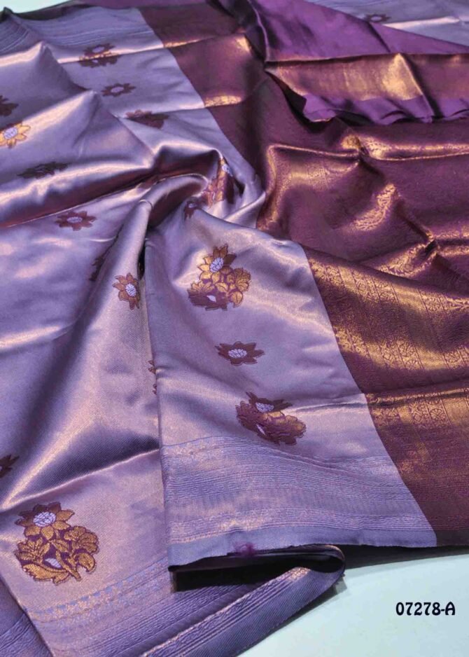 Taanya - 07278-A   Lavender Color Excellent Look Banarasi Saree CM1248086 [LR2D]