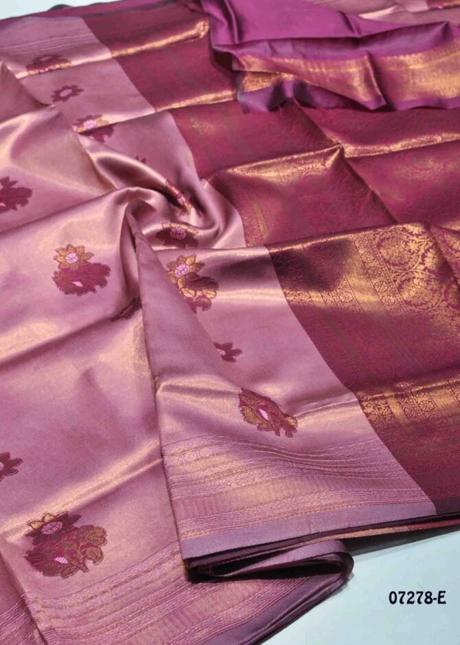Taanya - 07278-E  CherryPink Color Excellent Look Banarasi Saree CM1248086 [LR2D]