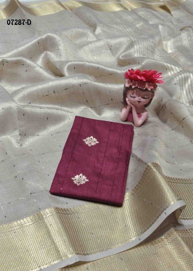 SasiPriya - 07287-D   Clay Grey Color Grand Look Traditonal Wear Tissue Silk Saree CM1252931 (LR3B)