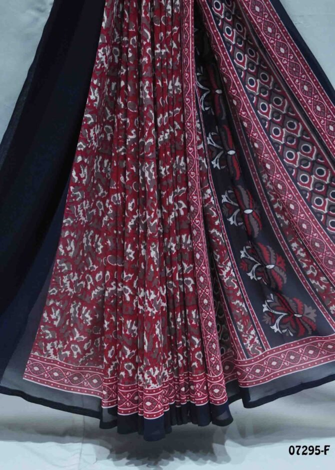 Mantara -07295-F  Red Color Simply Soft Synthetic Saree CM1236166 [LR11B]