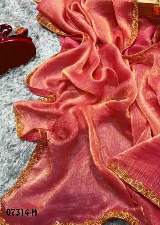 Mahasri -07314-H  Merlot Red Color Beautiful Plain Space Silk Saree CM1246194 (LR8B)