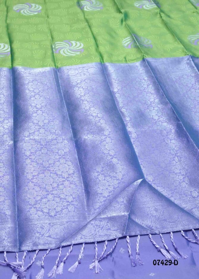 Jackpot - 07429-D Green  Color Banarasi Saree CM1249929 (LR2E)