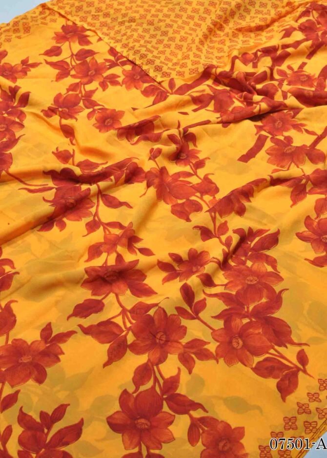 Lakshmi 07501-A Yellow color Soft Poonam sarees CM1244576