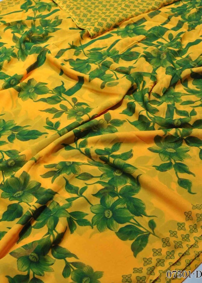 Lakshmi 07501-D Yellow color Soft Poonam sarees CM1244598
