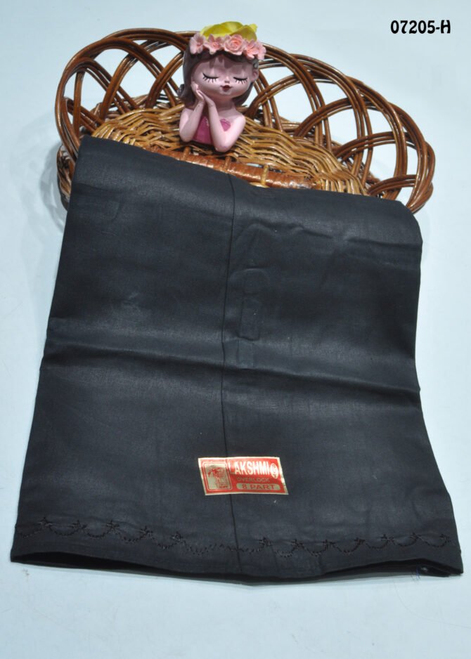 Diya - 07205-H  Black Color 8Part Cotton**Lakshmi Brand** INSKIRT / PETTICOAT CM1236653 (RR1C)