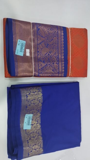 Akila 01190-A Orange color pavadai CM1240364
