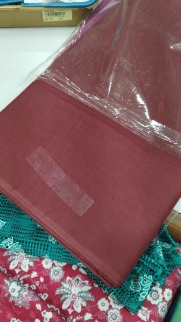 Poornima 0030-A maroon*3m & Black*3m color lining material (30*6m)