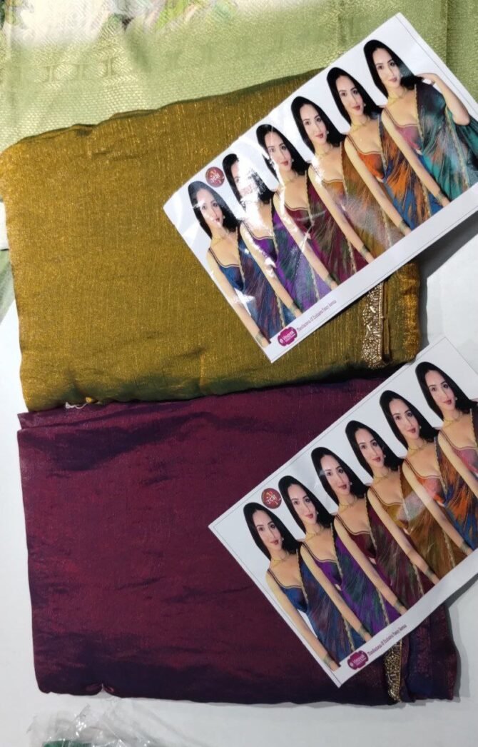 Thamil 07610-A Green color space silk sarees CM1254485