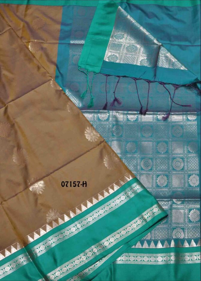 Ice Cream -07157-H   Mehandi Green Color Taditional Look Semi Soft Silk Saree CM1253487 (RR3E)