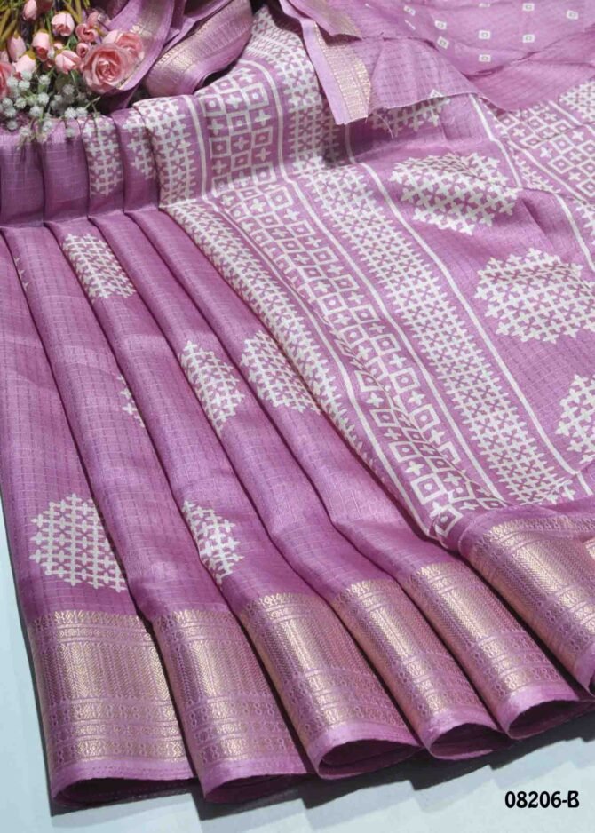 Jyoshika -08206-B  DewBerry Pink Color New Arrival Dola Silk Saree CM1252875 [RR5D]
