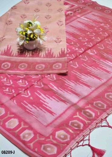 Giridharshini - 08209-J  Sweetness Pink Color Grand Look Traditonal Wear Semi-Banarasi Saree CM1249672 (RR3D)