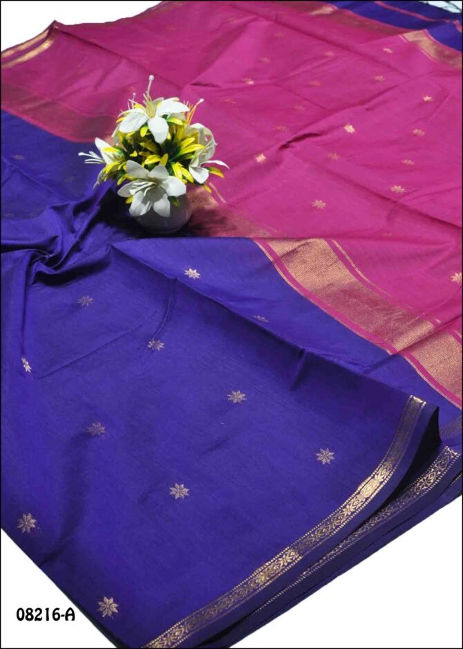 Kaarigai -08216-A  Violet Color Elagant  Rich Look Silk Cotton Saree CM1255184 (RR13D)