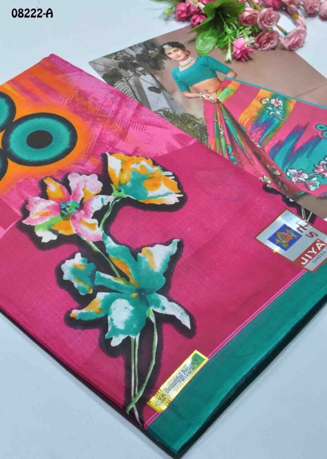 Bavapreetha - 08222-A  Pink Color Pure Cotton Saree CM1270167 (LR4C)