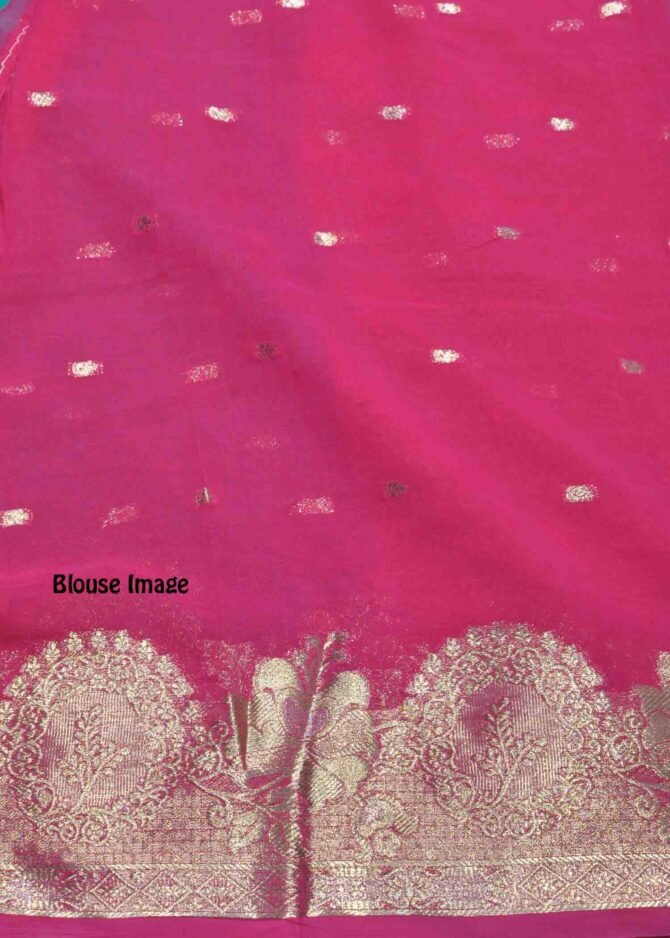 Akshara - 08226-I  Pine Green Color Excellent Georgette Saree CM1269546 (LR2D)