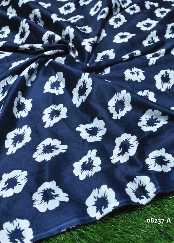 Ponmani - 08237-A  NavyBlue Color Top, Frock & Nighty  Popcorn Material CM1259052 (RR1C)