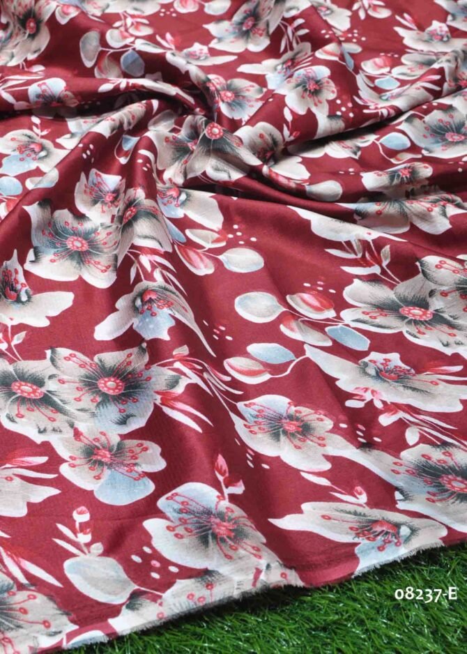 Ponmani - 08237-E  Maroon Color Top, Frock & Nighty  Popcorn Material CM1259052 (RR1C)