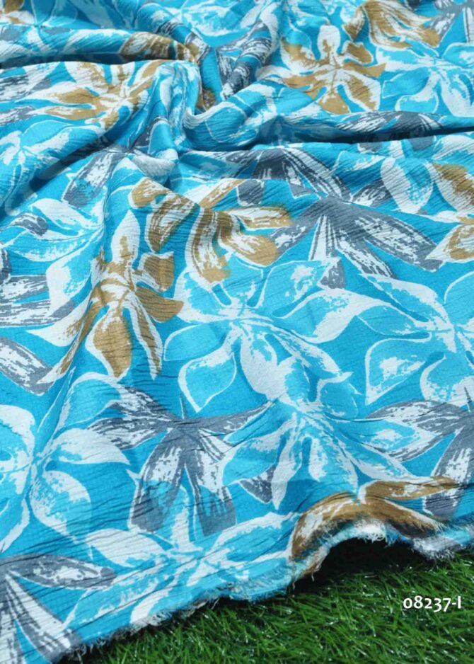 Saswati - 08237-I  SkyBlue Color Top, Frock & Nighty  Popcorn Material CM1259052 (RR1C)