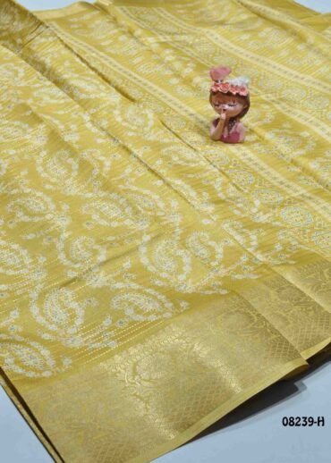 Geethavani -08239-H  Mustard Color Elagant Dola Silk Saree CM1271123 (LR3D)
